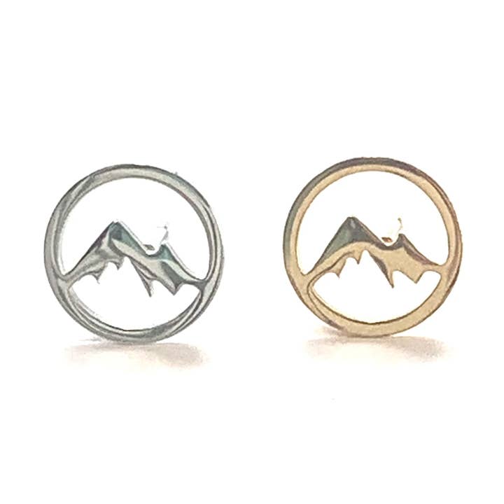 Circle Mountain Earring for wholesale by Royce and Oak