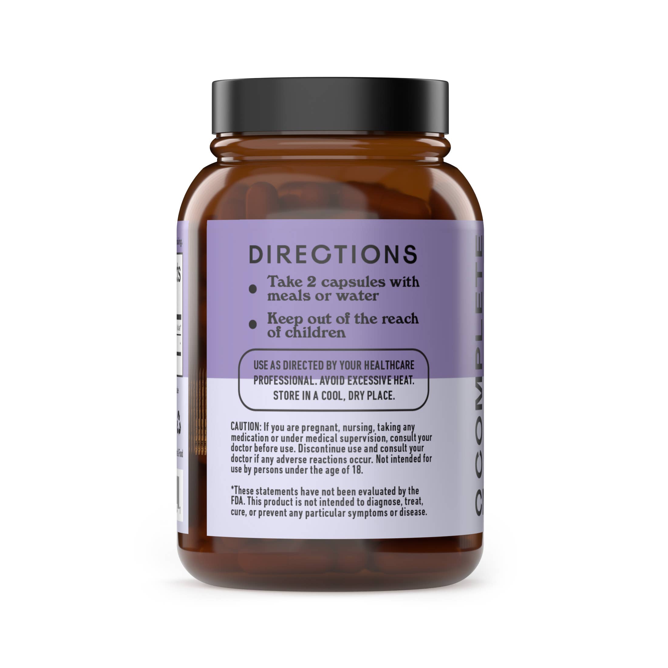 Complete Natural Products – wholesale Oralt tillskott/Vitamin – Ekologiska druvfrökapslar2