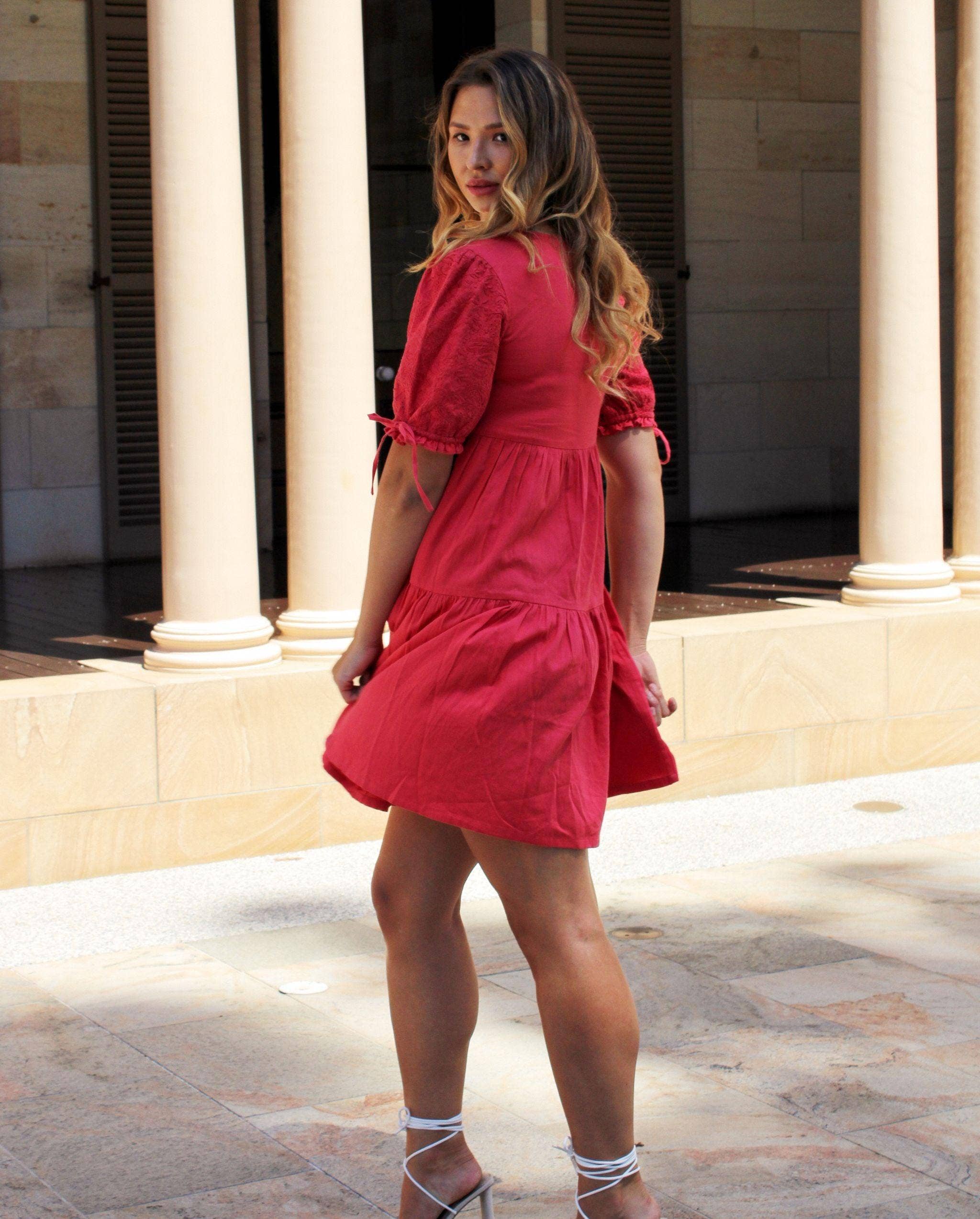 Kaasida | Women Fashion Boutique - Wholesale Dress - Women's - Gulnari Flowy Mini Dress21