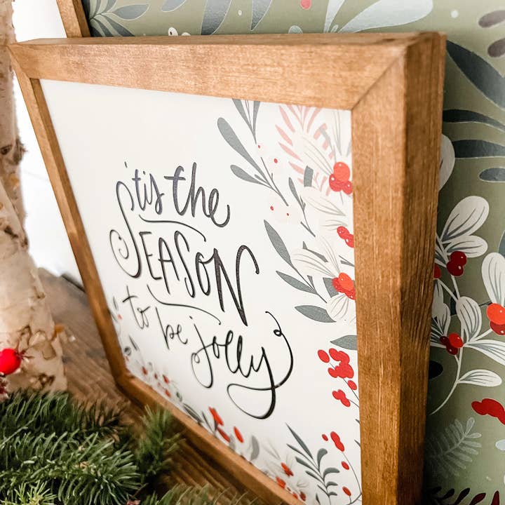 WillowBee Signs & Designs - Wholesale Sign - Christmas Sayings with Winter Berries