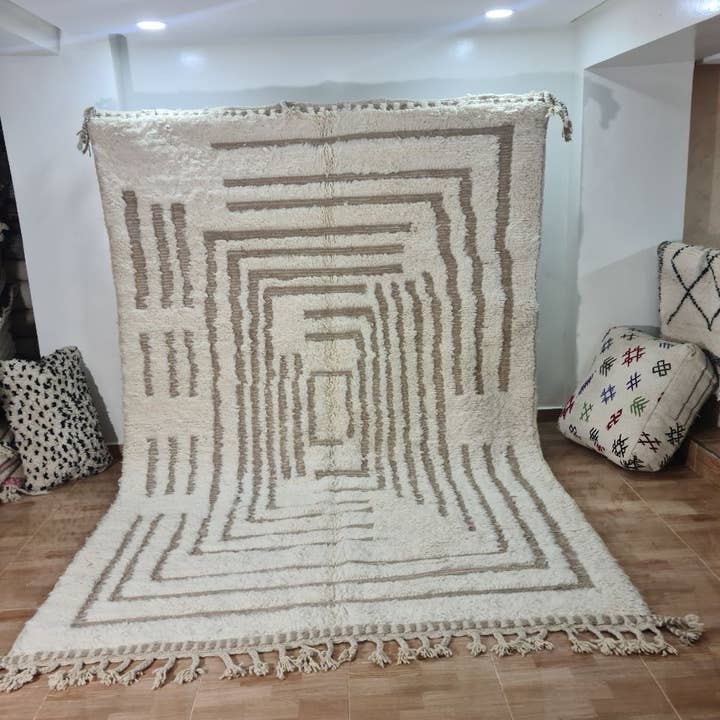 HANDMADE CARPETS MOROCCAN RUGS 200 - 300 cm 323 for wholesale by Maroccarpets Poufs and pillows wholesale +31648976894