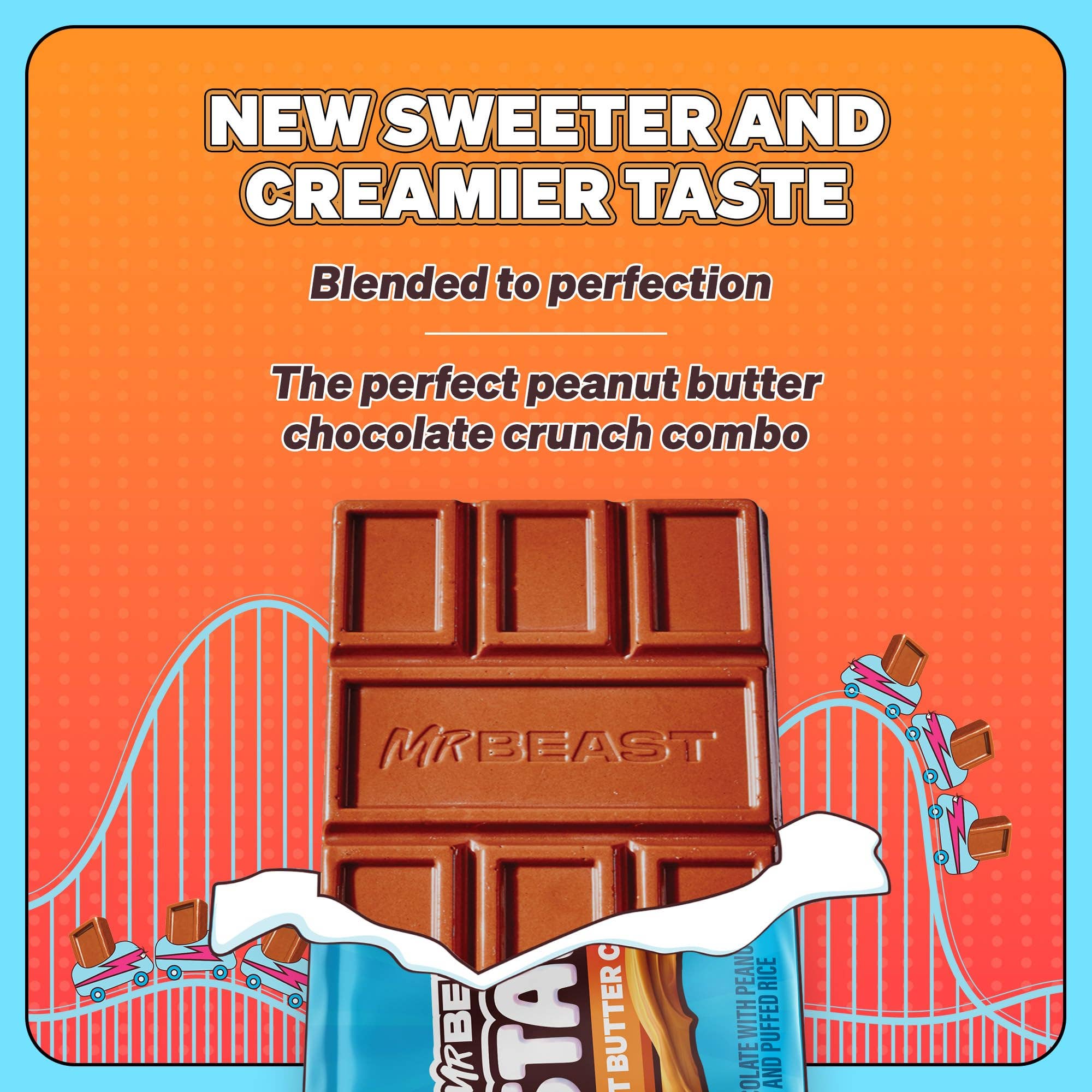 Shop The King - Wholesale Chocolate Bar - Feastables Pnt Btr Crunch King 2.1z 60 g 24 Per Box3