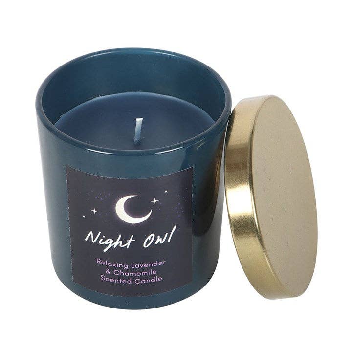 Something Different Wholesale – wholesale Jar/filled candle – Night Owl Lavender & Chamomile Candle2