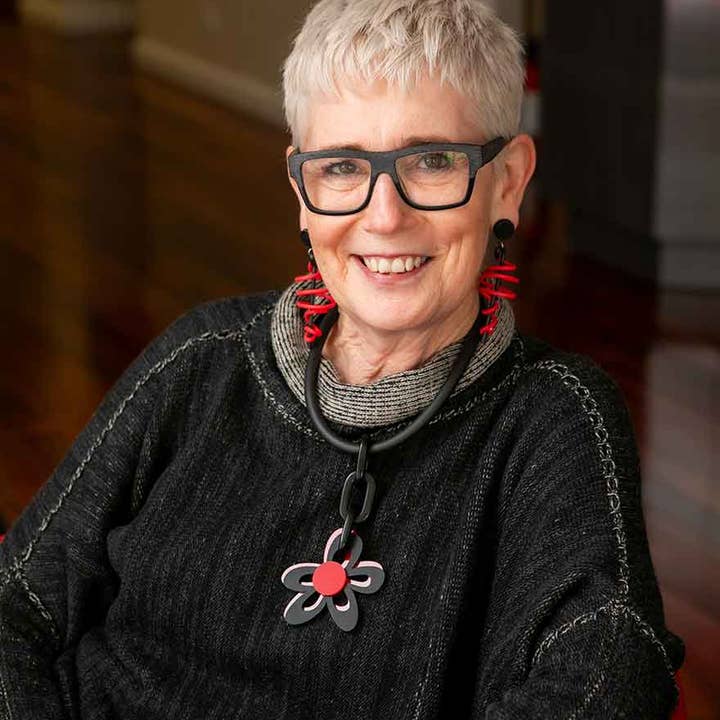 Frank Ideas - Wholesale Dangle earrings - Cyclone Earrings, bold colours, Rubber jewelry5