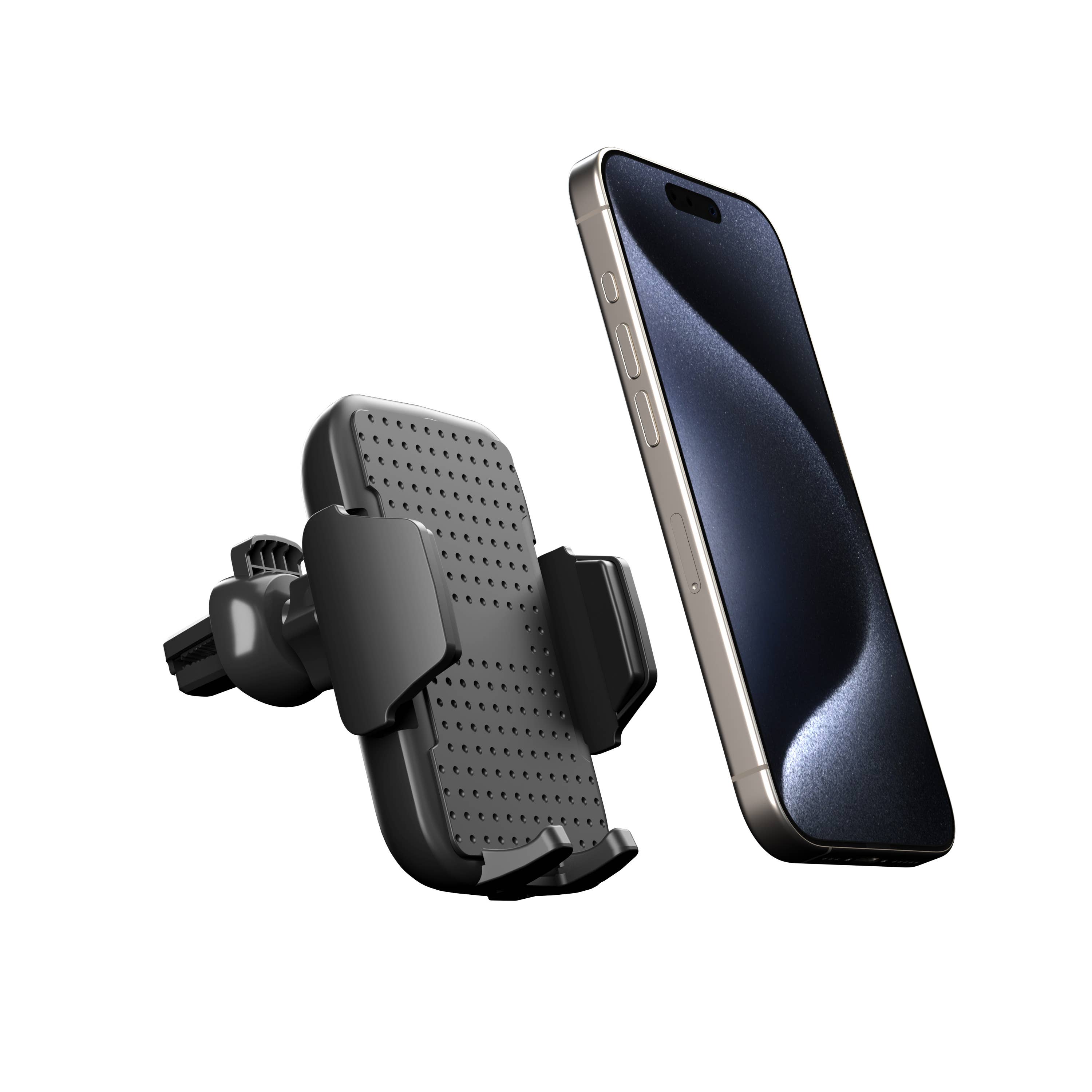 LAX Gadgets – wholesale Charging dock – Wireless Charging Vent Mount with Car Charger - Retail Pack0