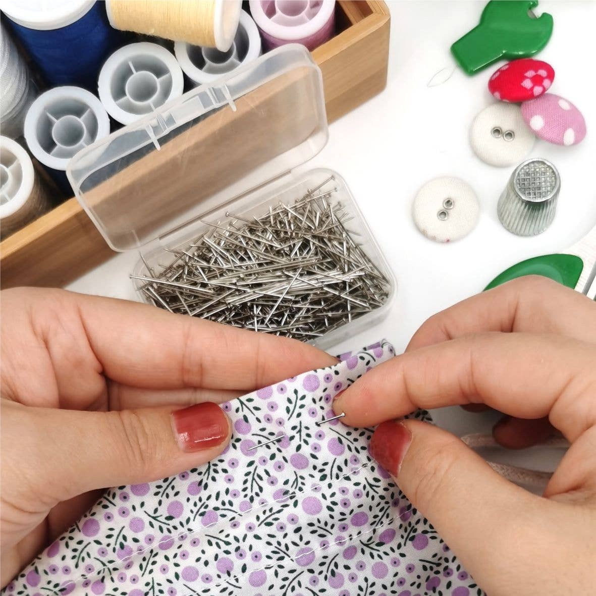 Max-Link Solutions Ltd – wholesale Craft sewing kit – Darnn Dressmaker Pins 30g, Straight Pins For Dress Making5