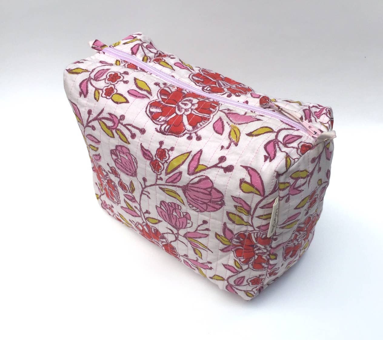 Mehera Shaw - Wholesale Makeup/Cosmetic Bag - Cosmetics Bag - Quilted Hand Block Print Cotton19