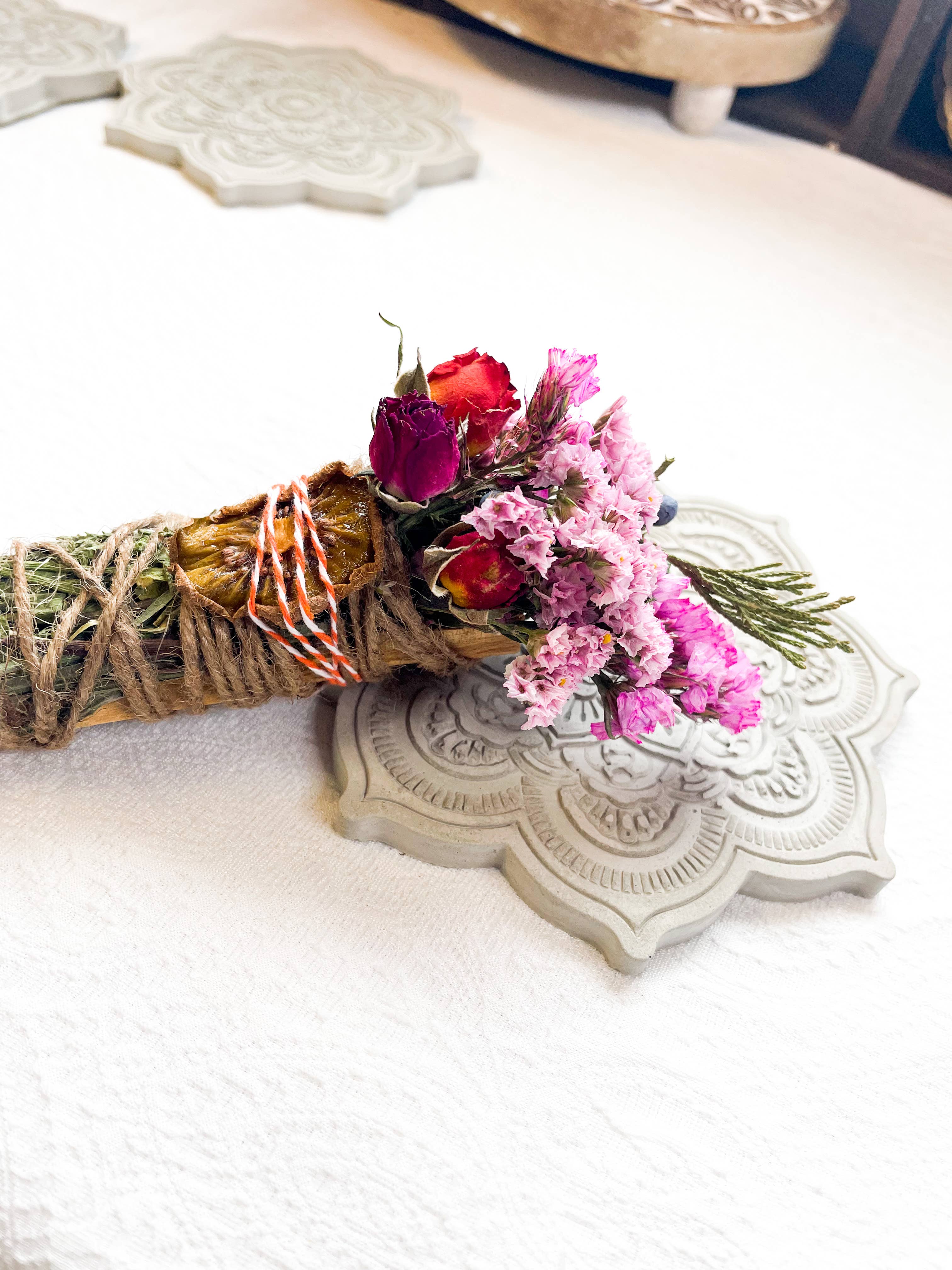 CharlieHaze - Wholesale Wierrookschaaltje - Cement Smudging Tray voor uw altaarruimte6