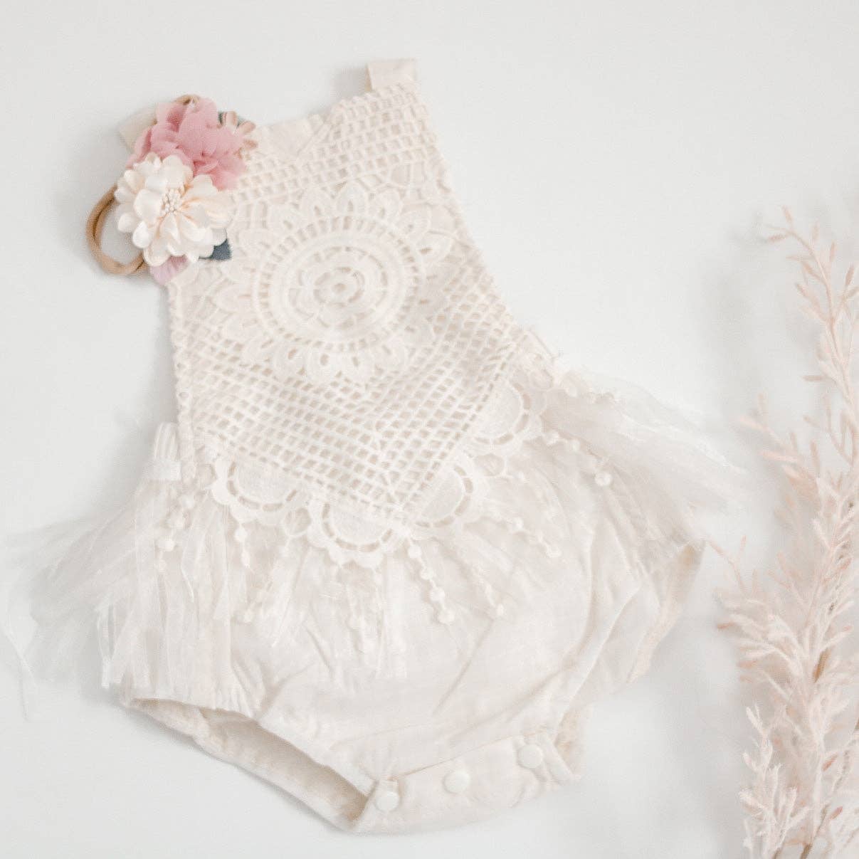 Bodoke Kids Boutique - Wholesale Bodysuit (Non-Footed) - Baby - Luna | Boho Romper2