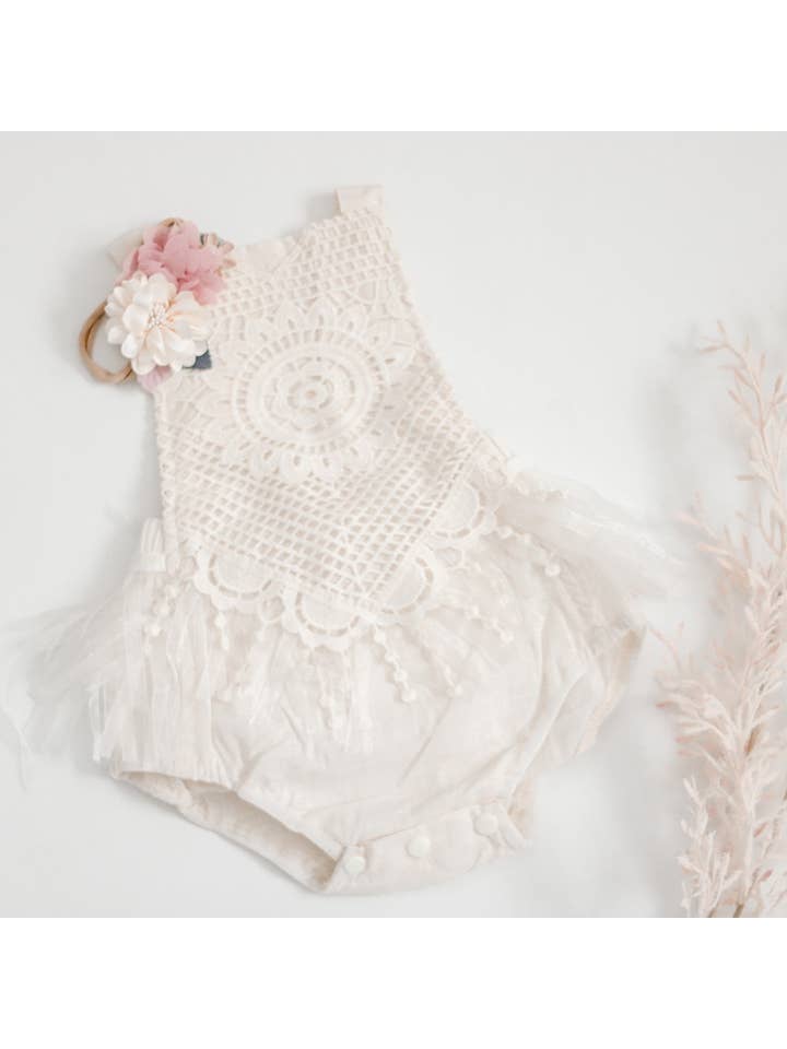 Bodoke Kids Boutique - Wholesale Bodysuit (Non-Footed) - Baby - Luna | Boho Romper2