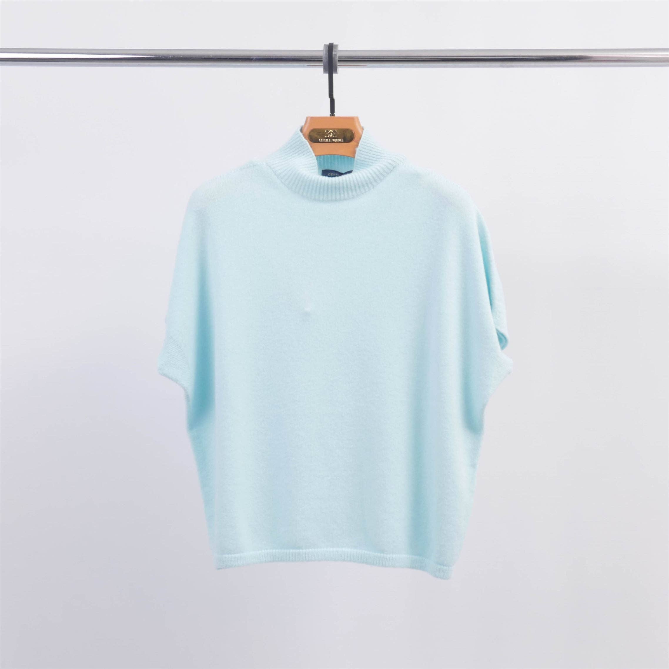 Cecile Wang - Wholesale Knit Sweater - Women's - Sleeveless high-neck top YF5703310