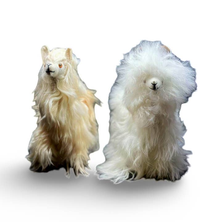 Sanyork Fair Trade - Wholesale Stuffed/Plush Toy - Kids & Baby - Suri Alpaca Fur Doll Plush Toy 6" Super Soft Stuffed Animal