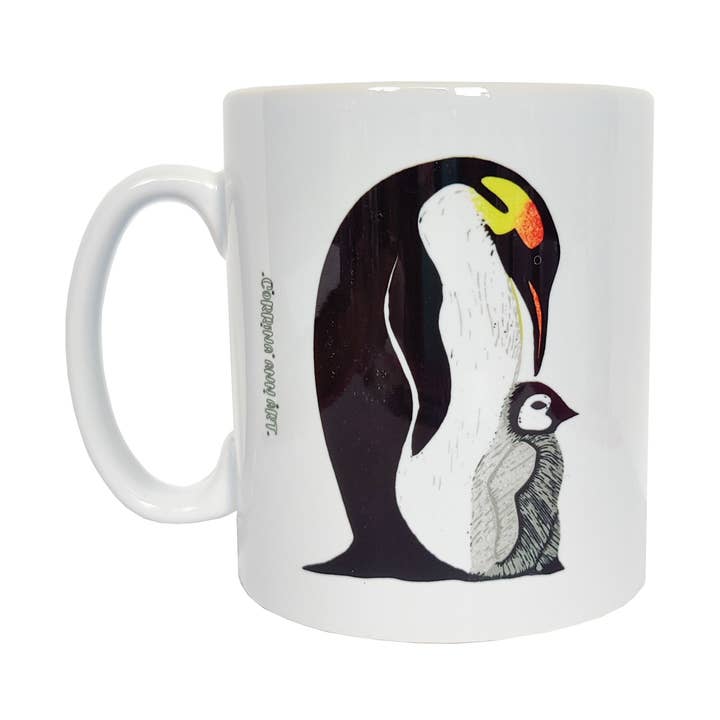 Kejserpingvin og kyllingekrus for engroshandel hos Corrina Ann Art