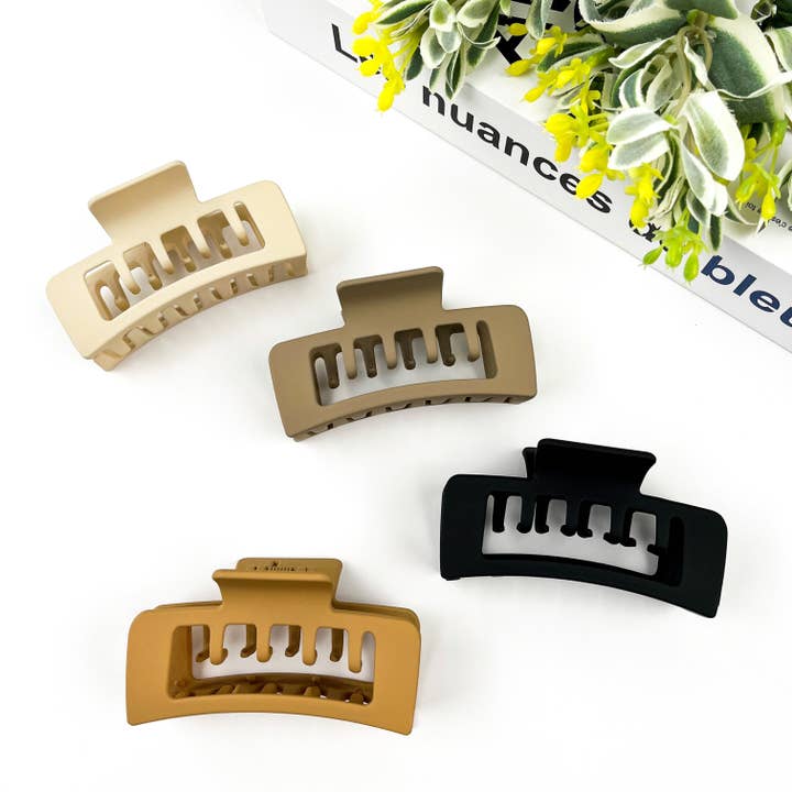 TheDivaSoap - Wholesale Hair Clip - Women's - Classic Rectangular Claw Hair Clip