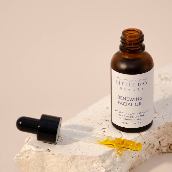 Renewing Facial Oil for wholesale by Little Bay Beauty