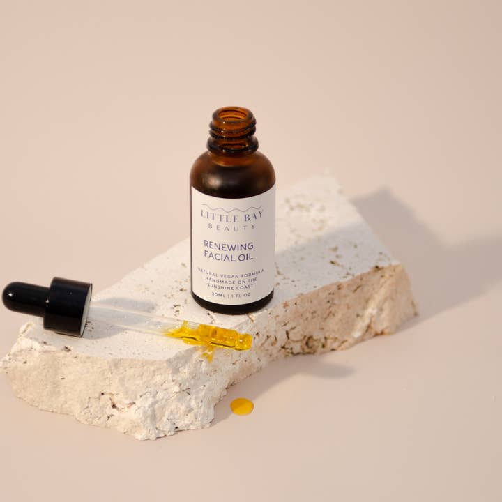 Renewing Facial Oil for wholesale by Little Bay Beauty