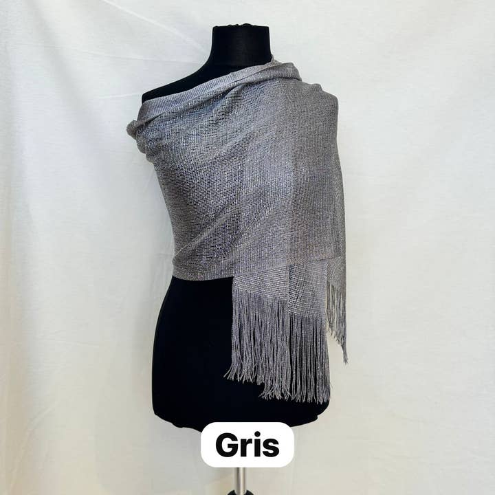 Invitadissimas - Wholesale Scarf - Women's - FRINGE SHAWL 50*200cm6