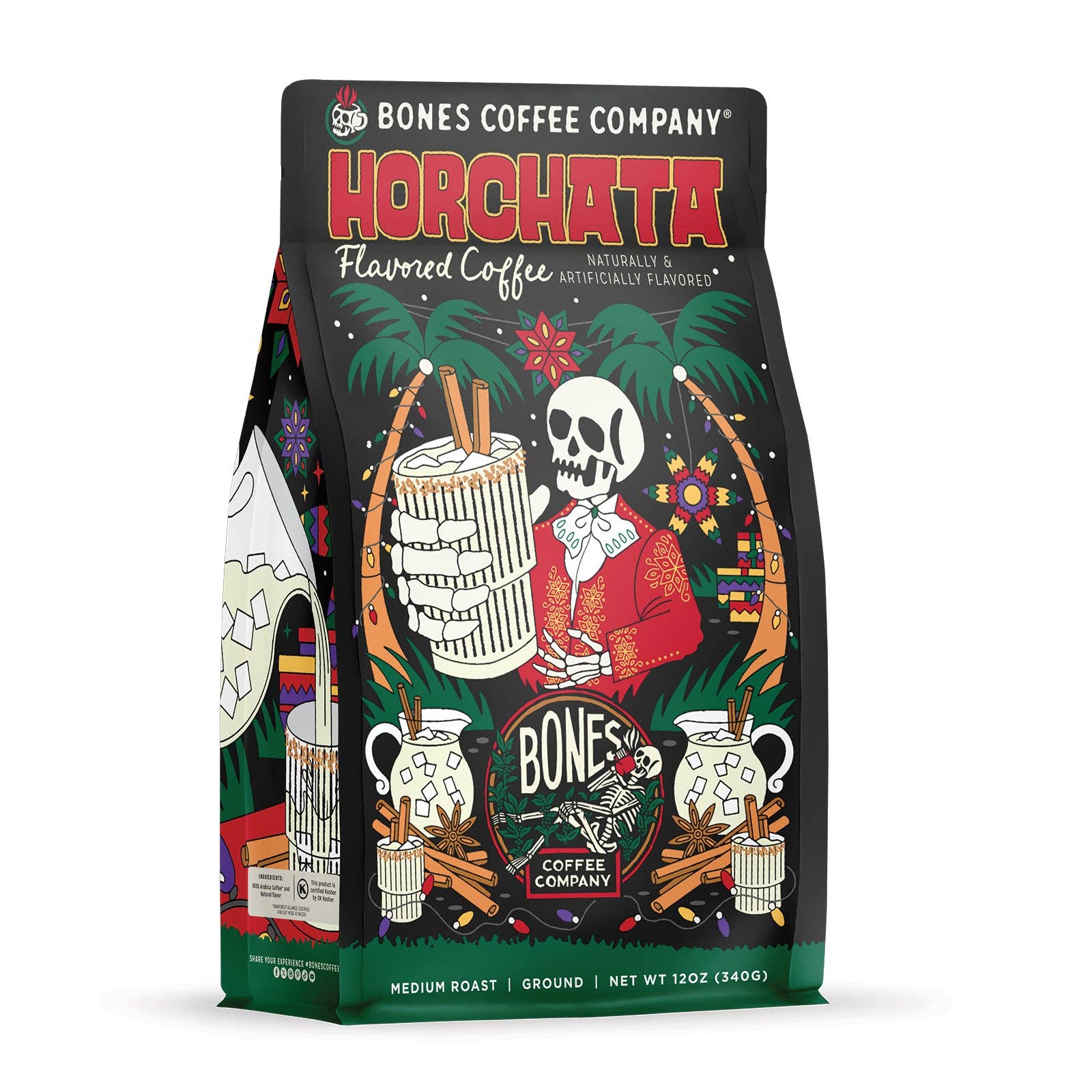 Bones Coffee Company - Wholesale Ground Coffee - Horchata Coffee | 12oz | Whole Bean & Ground5