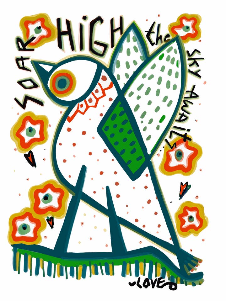 "Soar High" Art Print for wholesale by LOVELEEN®️