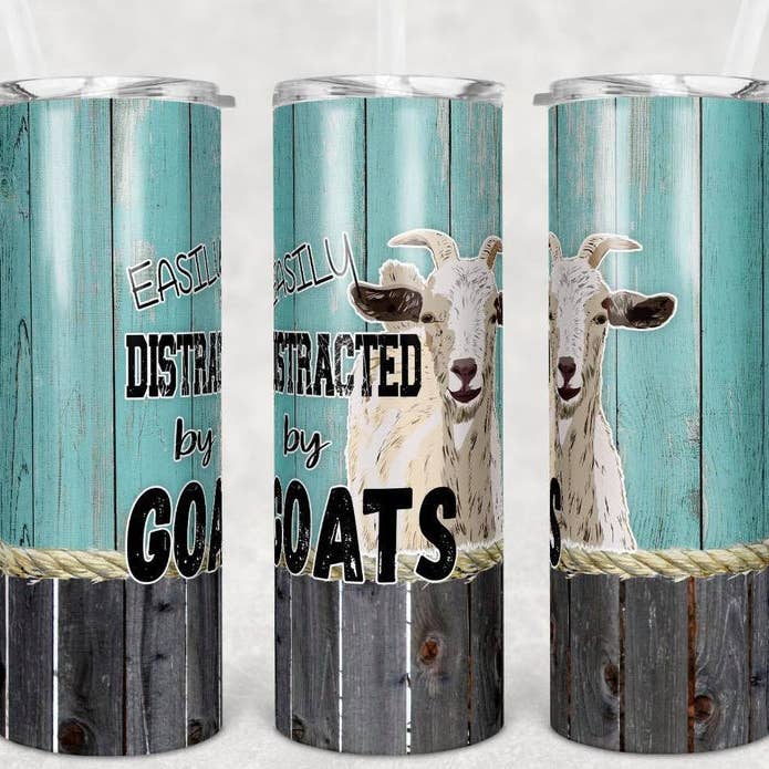 Easily Distracted by Goats for wholesale by Kazali Creations