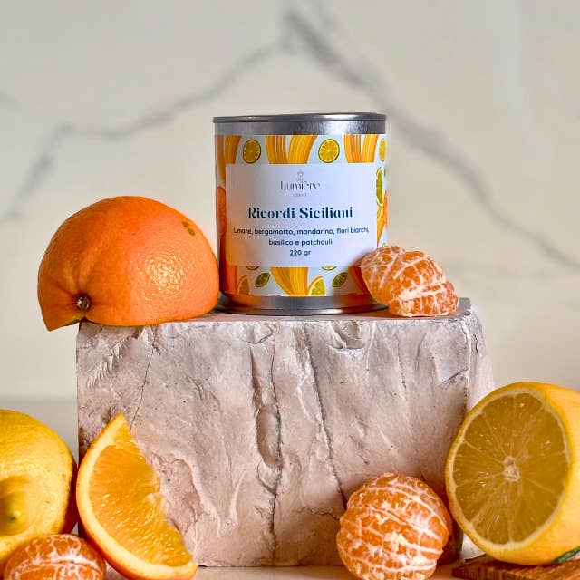 Kit Little Garden - Vendita all'ingrosso Candela in vasetto - Candela naturale - Ricordi Siciliani 220g | Lumière Essence3