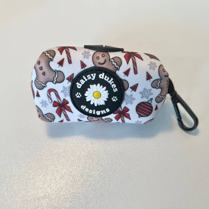 Porta sacchetti per cacca di cane Gingerbread Dreams per la vendita all'ingrosso da parte di Daisy Dukes Designs