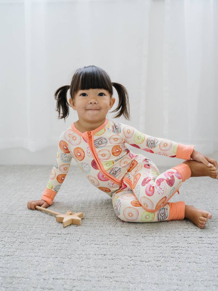 Donut Mind If I Do Bamboo Zipper Lounger for wholesale by HUGGA BABIES
