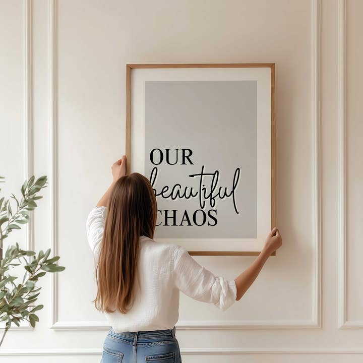 D'LUXE PRINTS - Wholesale Poster - Our Beautiful Chaos Print12