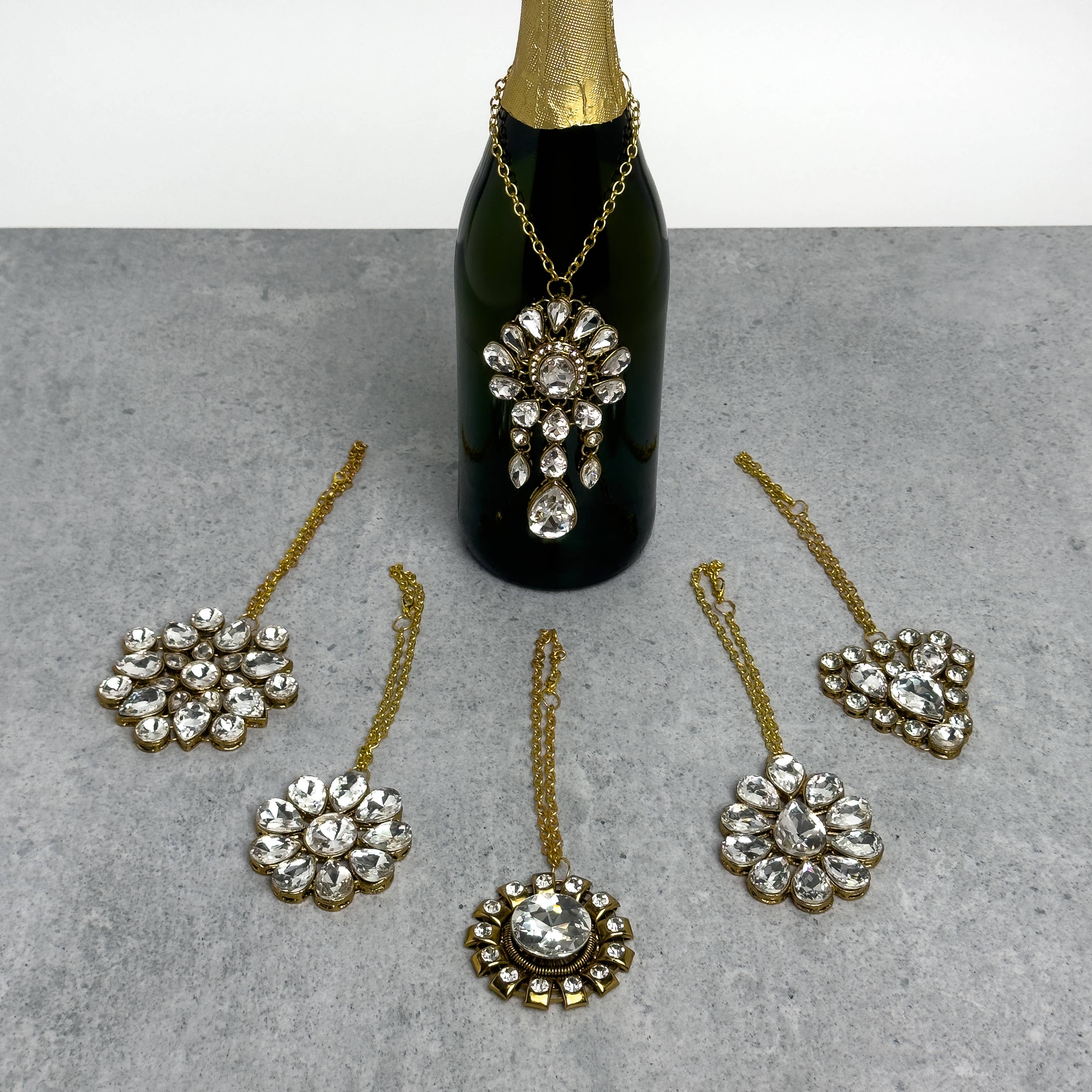 India Handicrafts Inc – wholesale Wine charm – Wine Bottle Charms, Asst.69