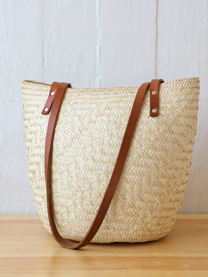 Medium Oaxacan Tote | Baja Basket för wholesale av Tierra y Mano