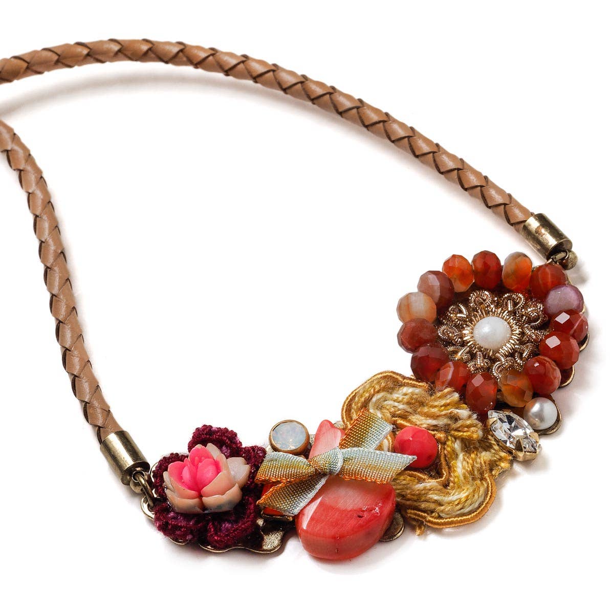 Elements Jill Schwartz - Wholesale Choker/Collar - A Rose is a Rose Necklace1