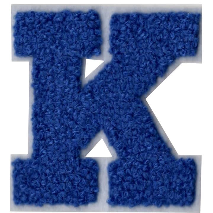 Patch Points - Wholesale Patch - Royal Blue Chenille Iron on Letters10