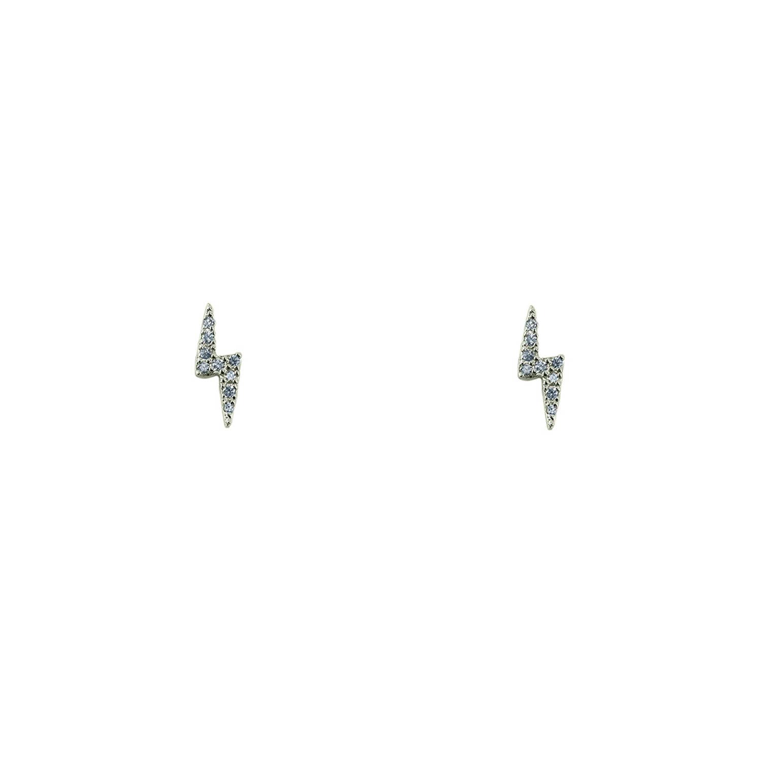 NY Jewelry House - Wholesale Stud/Post Earrings - Lightning Bolt Stud Earrings1