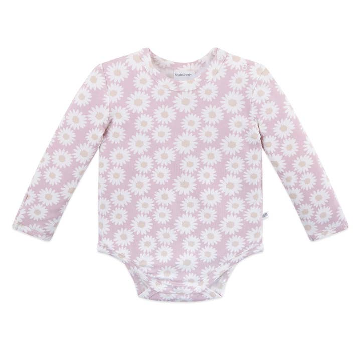 Comfy Bodysuit Long Sleeve - Lilac Daisy for wholesale on Faire3