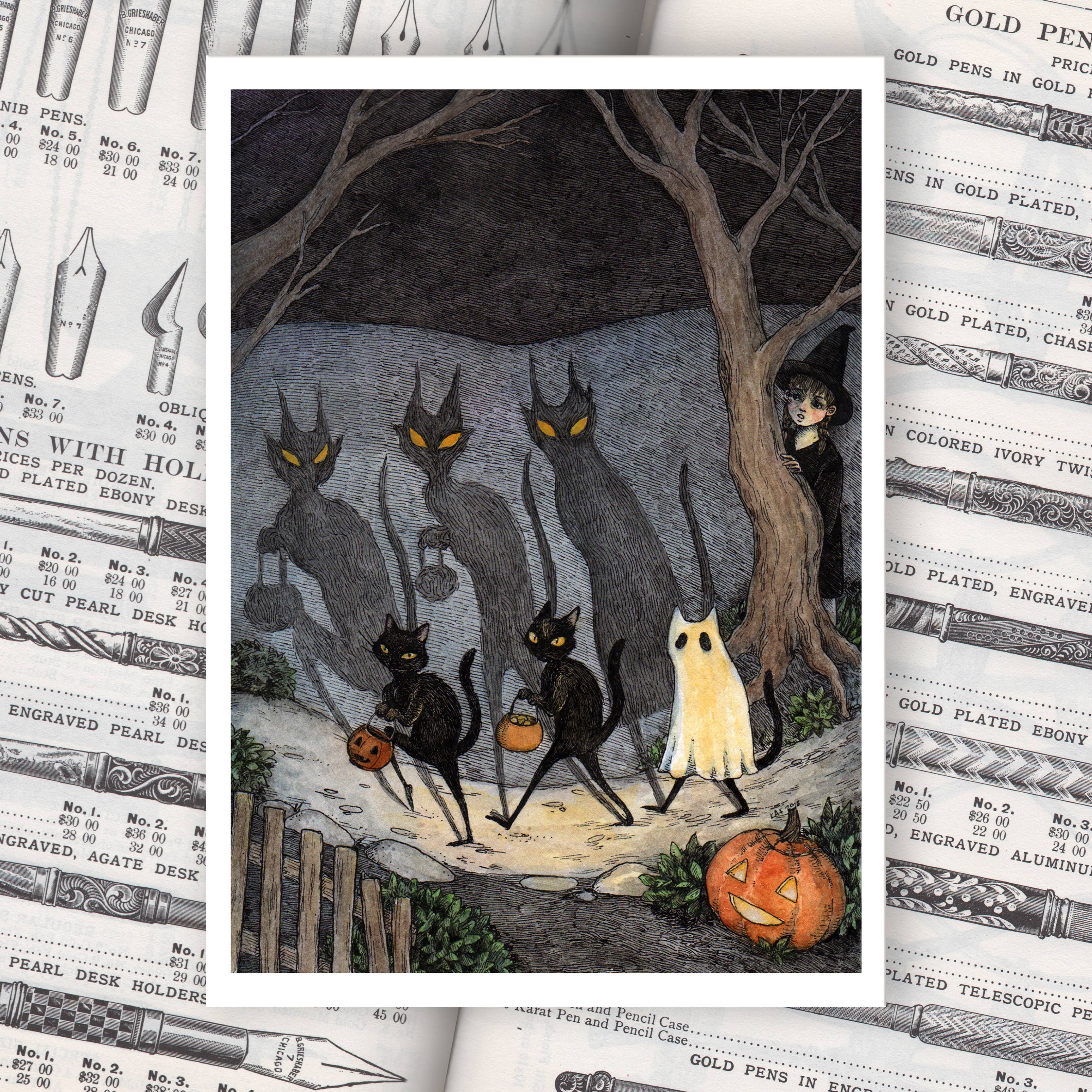 Stupid Animal Shop - Wholesale Kunstprint - De Pechbende - opdruk van 5x7"1