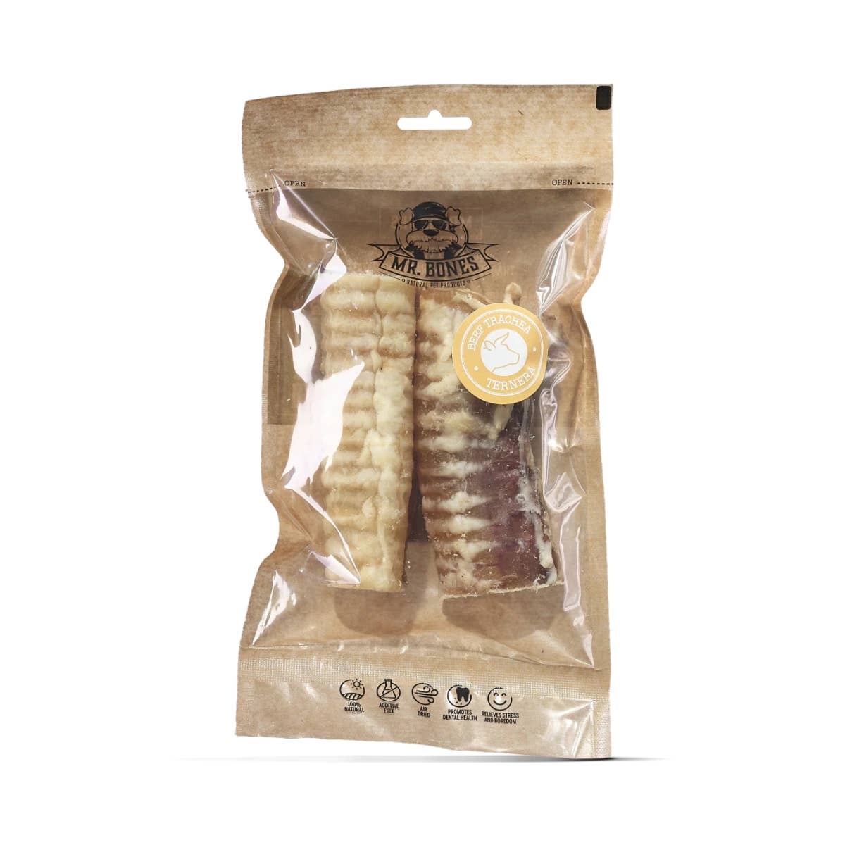 Mr.Bones - Natural Pet Products - Wholesale Hondenkoekjes - Hond - Natuurlijke snack voor honden - Rundstrachee