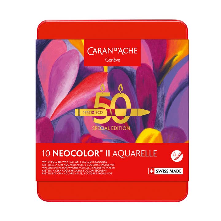 Set of 10 NEOCOLOR™ II 50th Anniversary - Pop for wholesale by Caran d'Ache