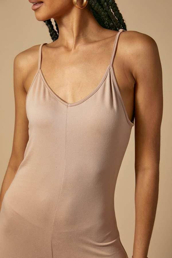 FRENCH TAUPE JR46485 - WIDE LEGGED CAMI JUMPSUIT for wholesale on Faire3