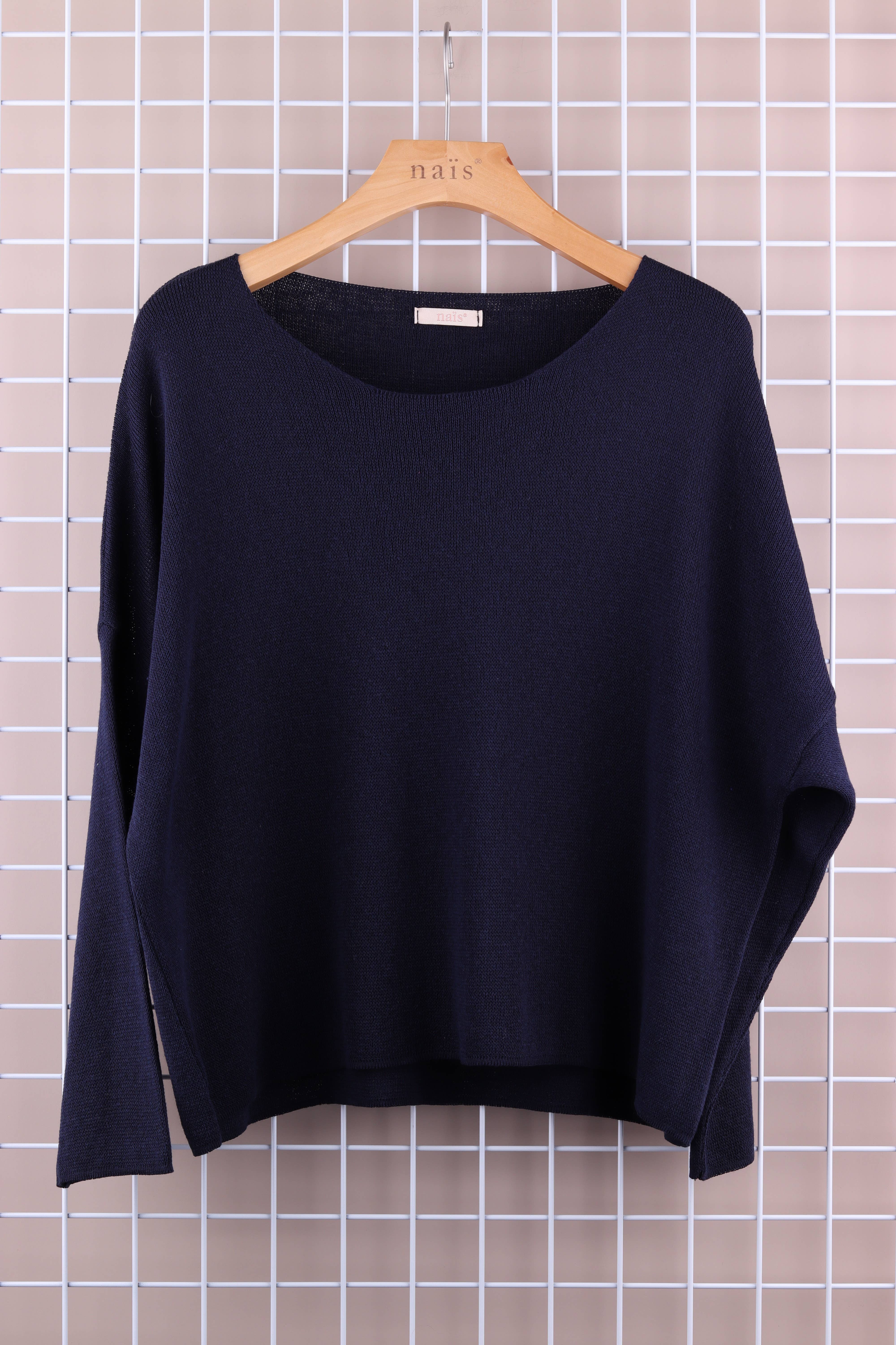 NAÏS PARIS - Vente Pull en maille – femme - PULL COL ROND COURT4