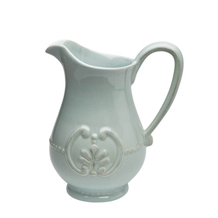 Isabella Pitcher Ice Blue for wholesale by Skyros Designs