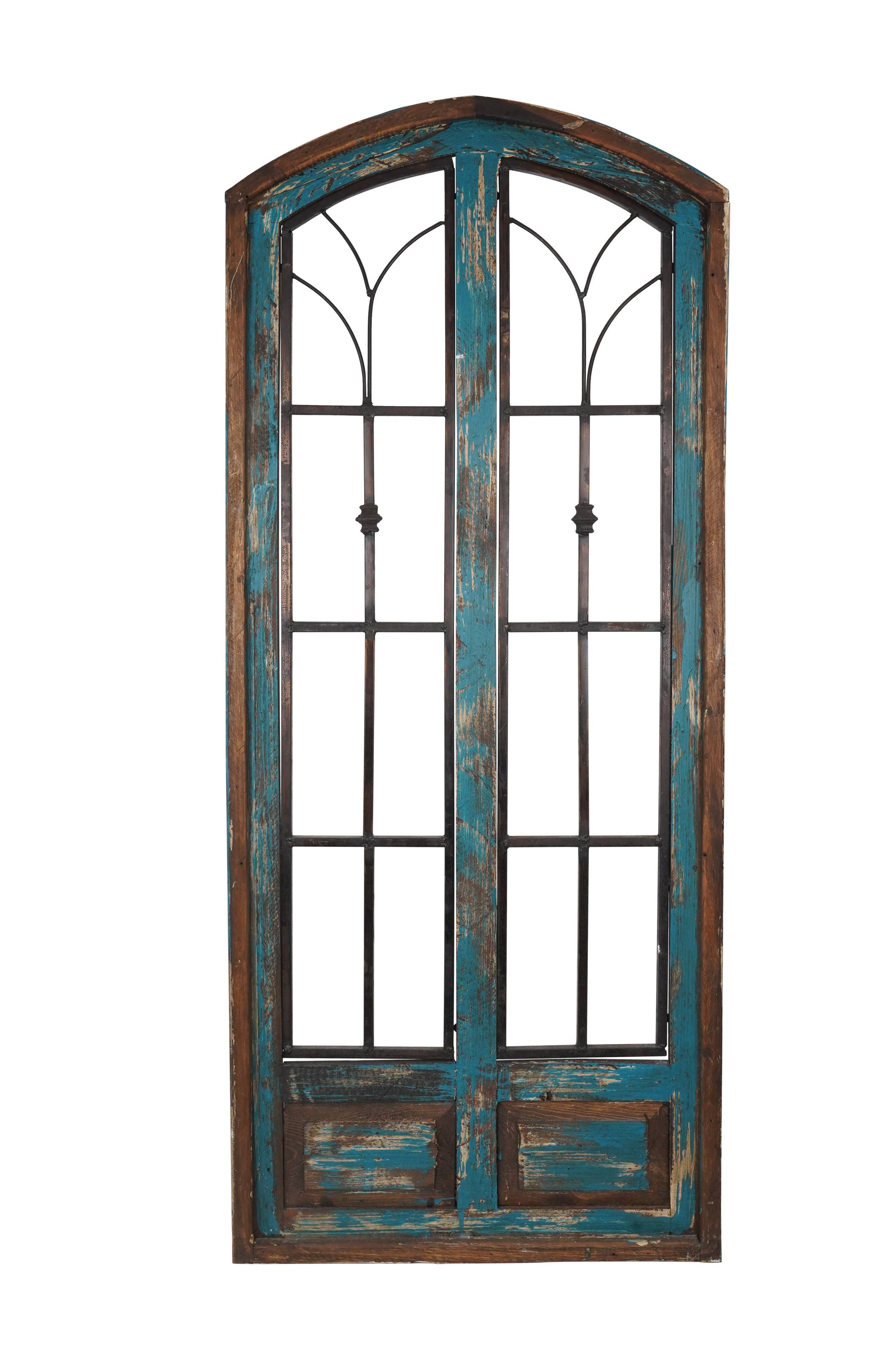 My Amigos Imports – wholesale Wall Accent – San Miguel Large Rustic Wall Window-24x60 inches-Large4