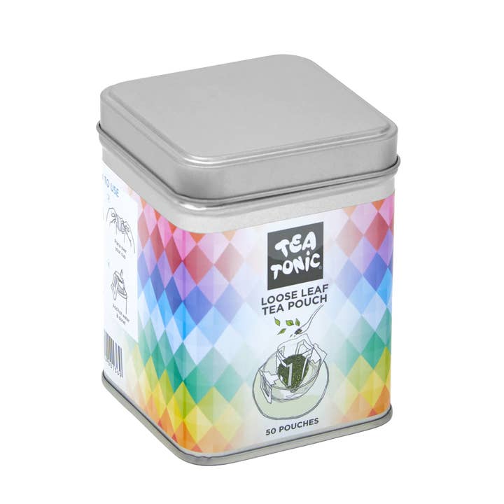 Loose Leaf Tea Pouches - Tin of 50 Pouches for wholesale by Tea Tonic