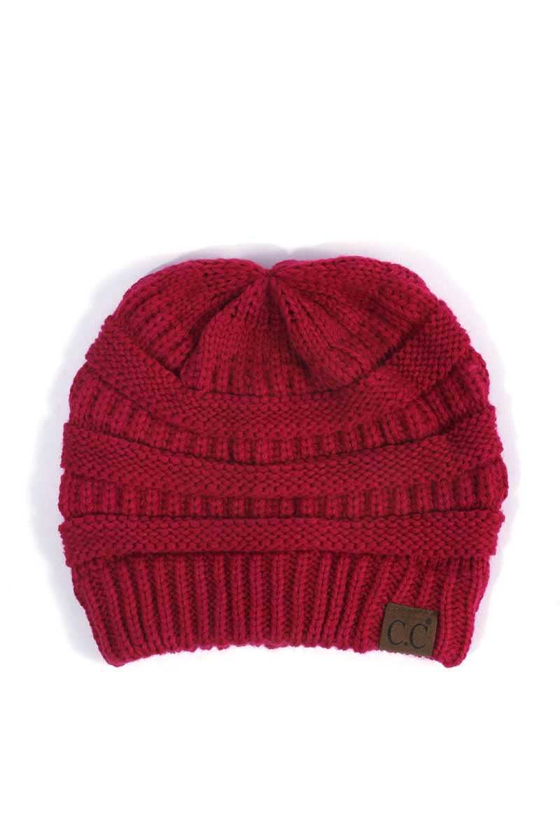 Oblige by G – Großhandel Beanie – Damen – Klassische Strickmütze mit C.C.-Etikett HAT-20A37