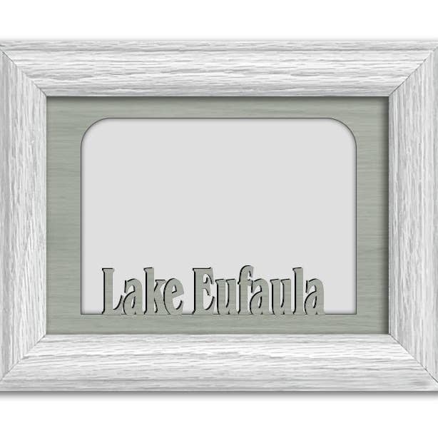 Lake Eufaula | Oklahoma | Hometown City Picture Frame | Vaca for wholesale by Northland Frames and Gifts Inc