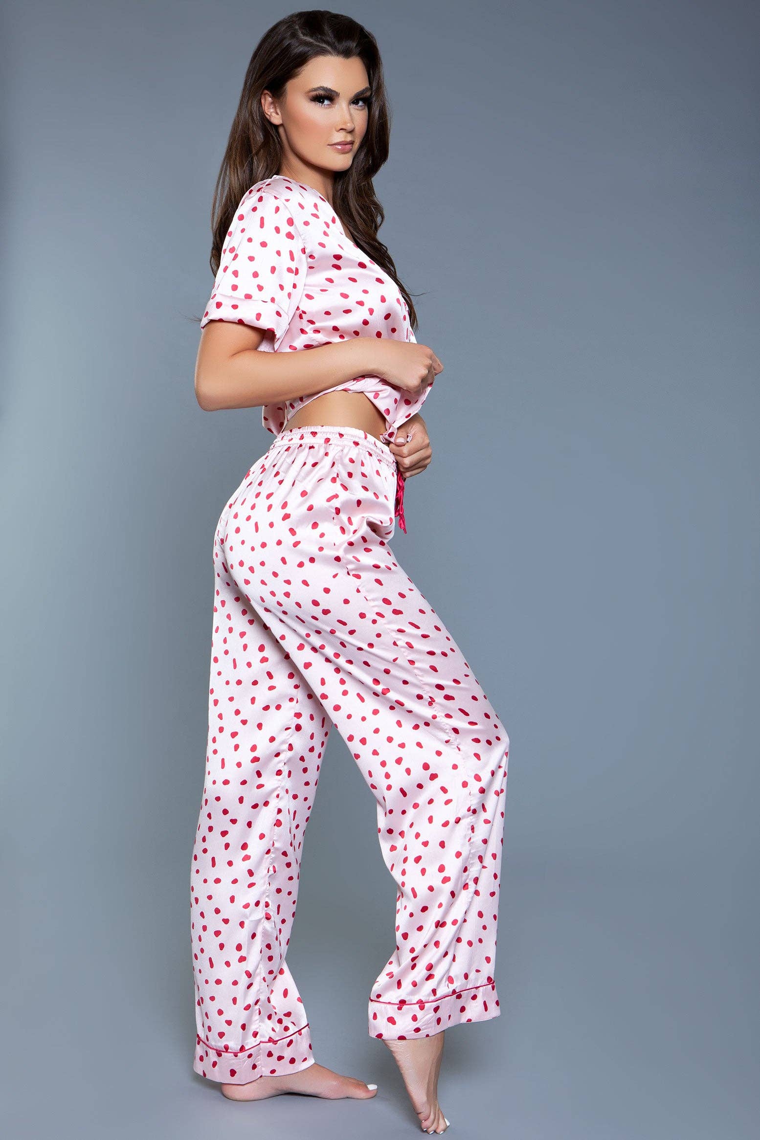 BeWicked – Großhandel Schlafanzug-Set – Damen – 2086 Camellia PJ Set1