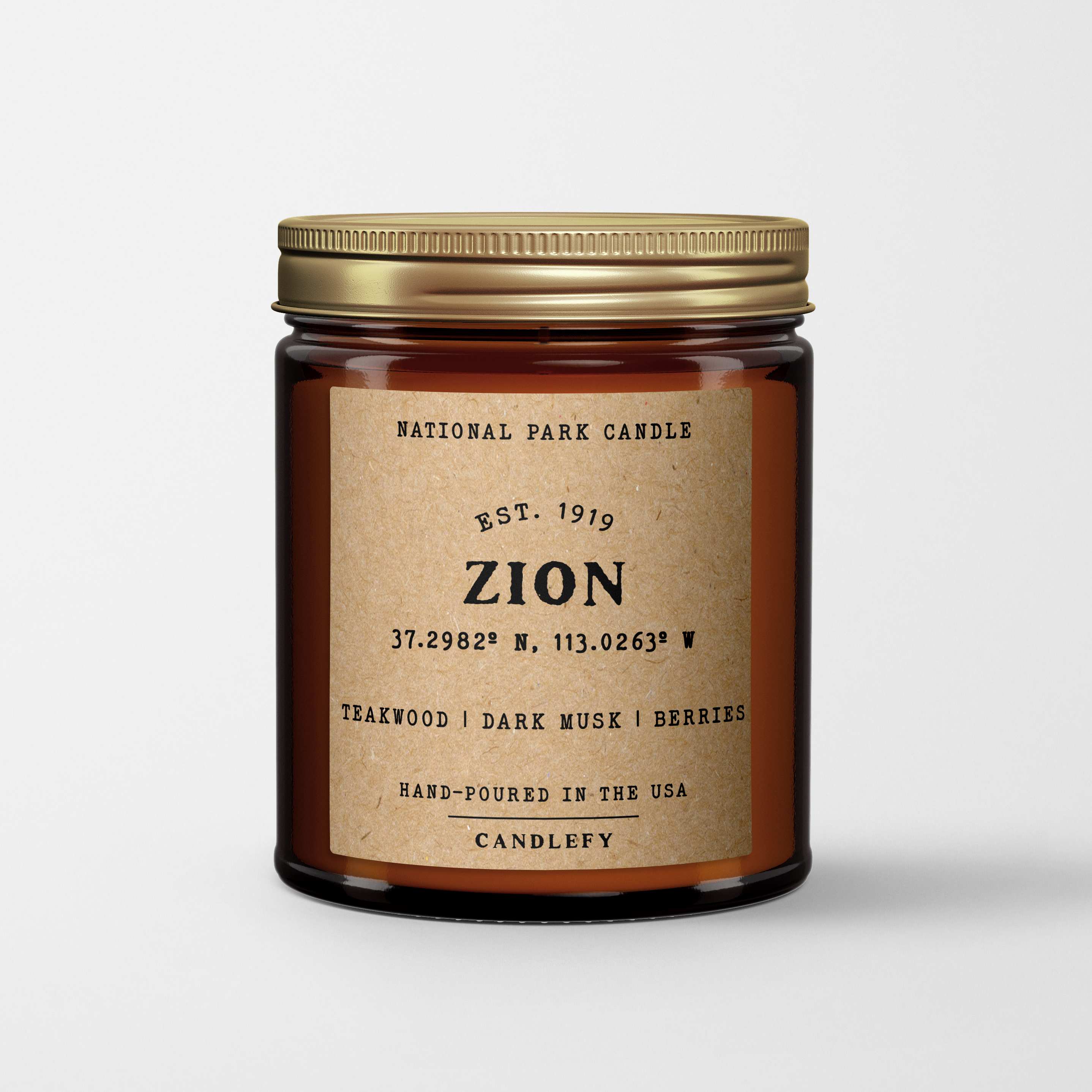 Wholesale Zion Canyon National Park Candle for your store - Faire, image size:2876x2876