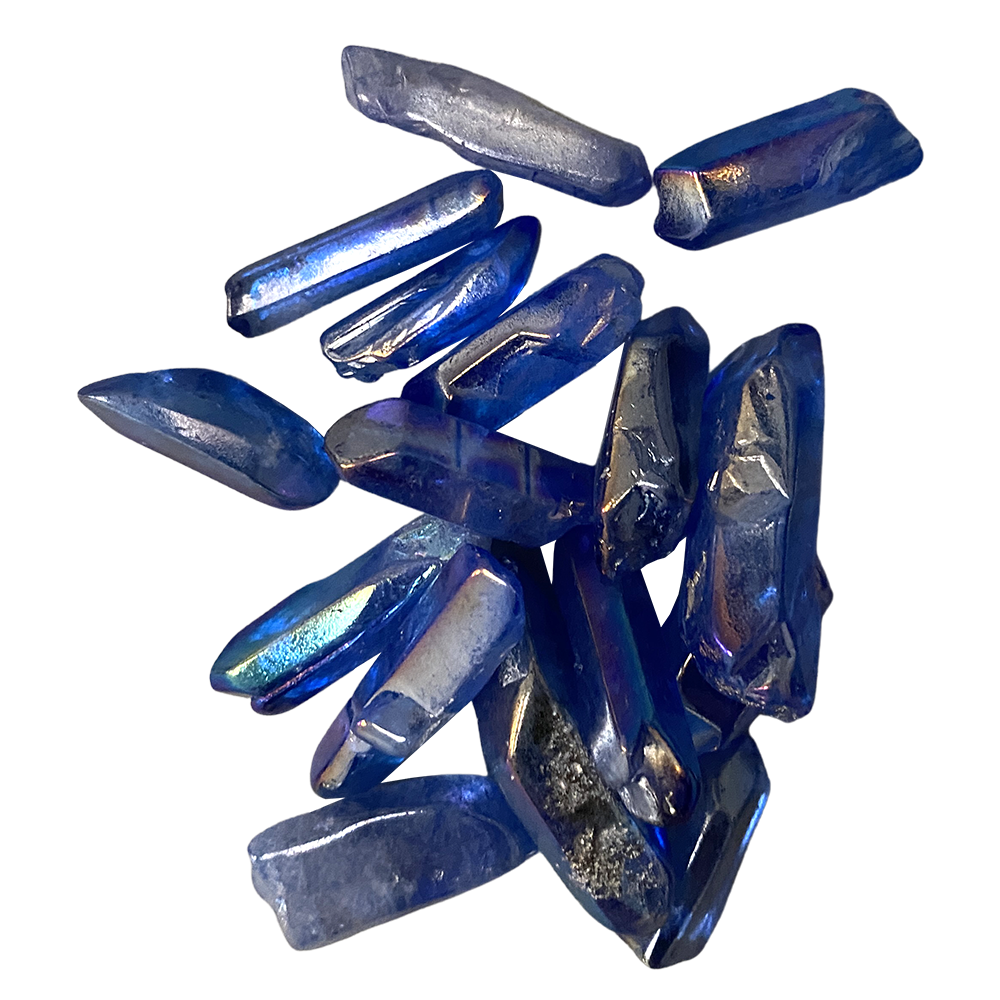 VIE – wholesale Spiritual stone/crystal – Electroplated Quartz Points, 2-3cm, Single25
