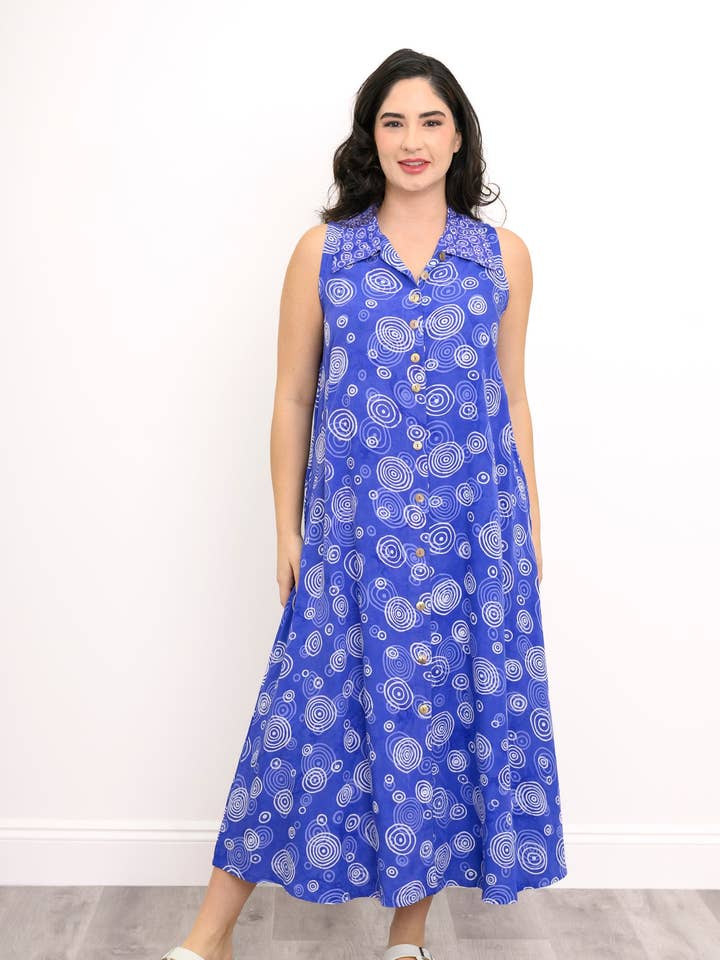 Vestito Cissy, Bolle Viola per la vendita all'ingrosso da parte di Blue Sky Clothing Co LLC