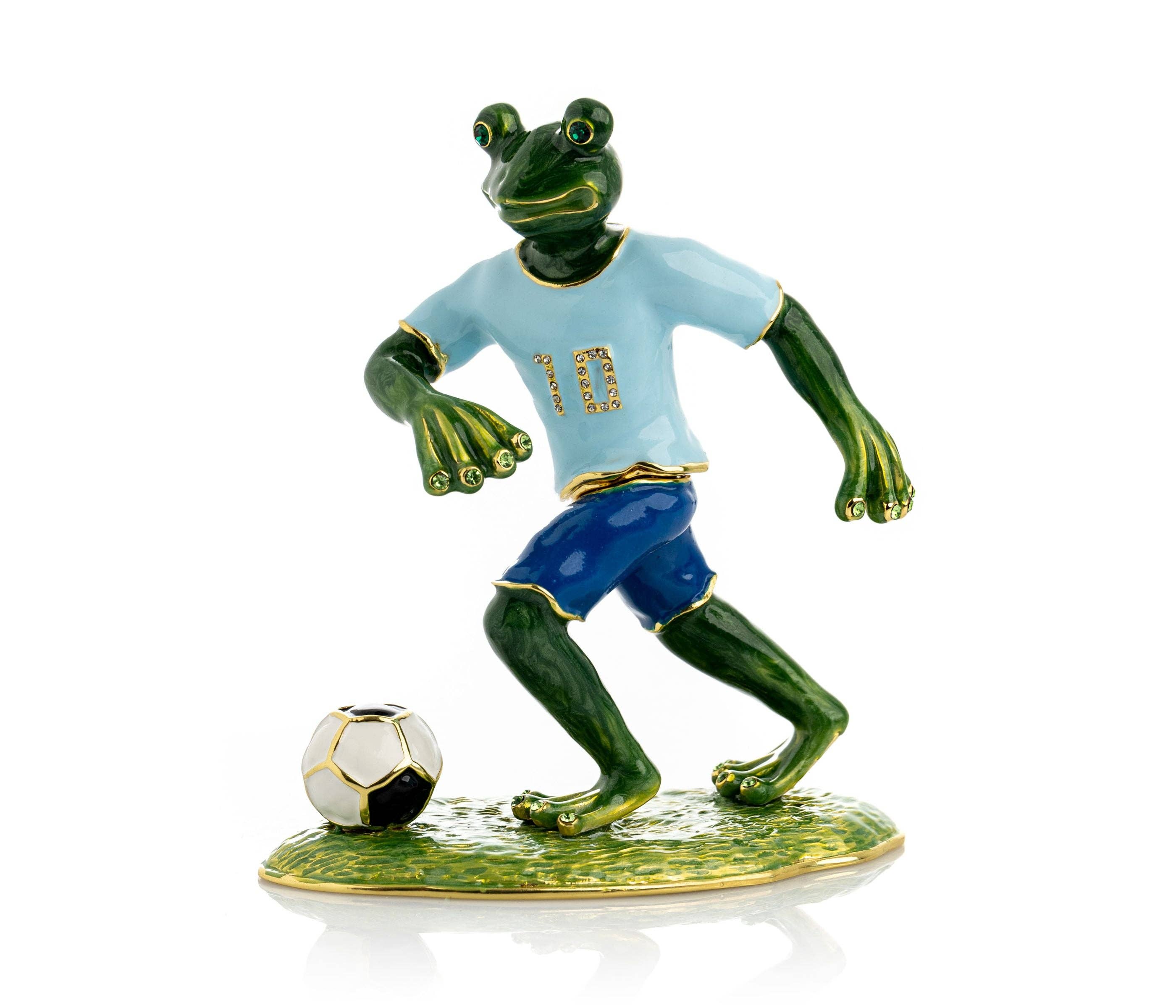 Keren Kopal - Wholesale Decorative Figurine - Frog Playing Football0