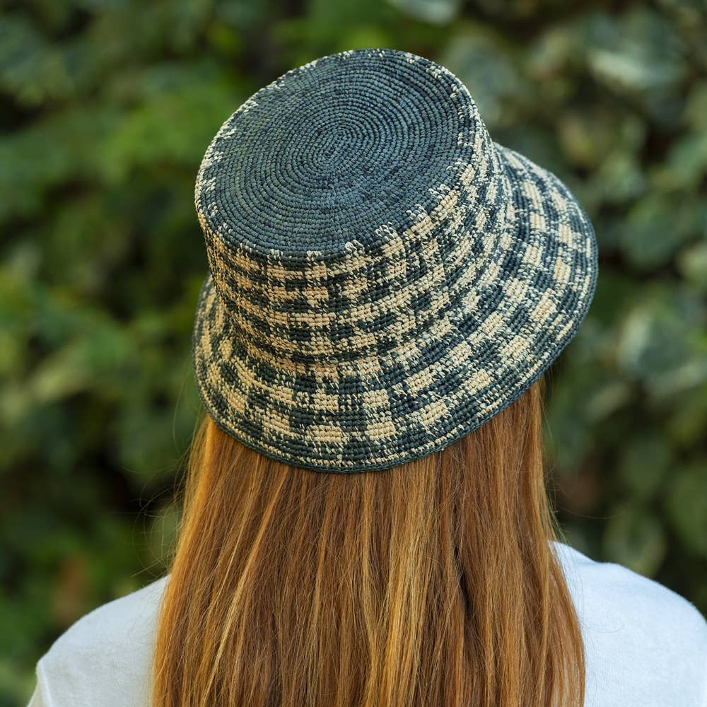 TRAVAUX EN COURS... - Wholesale Bucket Hat - Unisex - BOB RAPHIA checks18